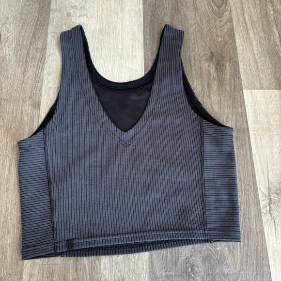 Lululemon Ribbed Softstreme Cropped Tank Top Women’s Size 4 - Picture 6 of 8
